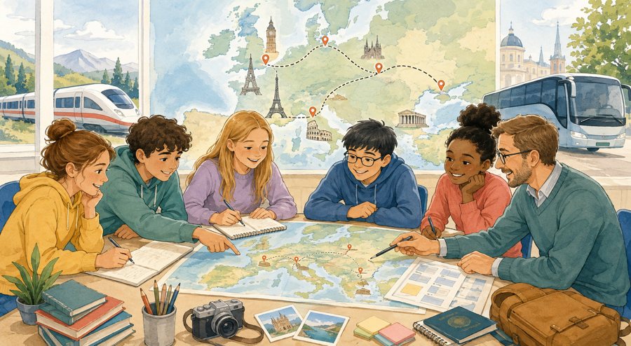 Klassenfahrten Europa – Planung